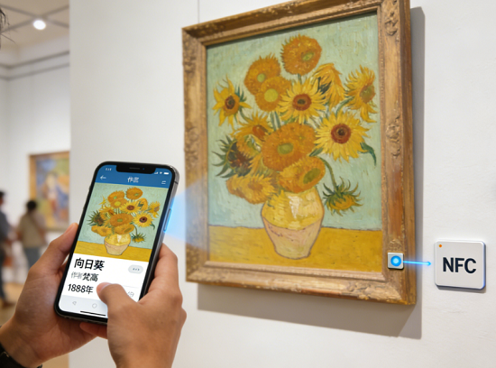 手机一扫辨真伪！NFC技术为书画注入“隐形数字身份证”