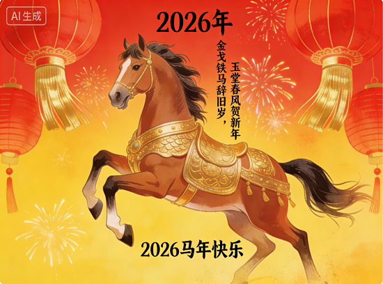 2026马年快乐！