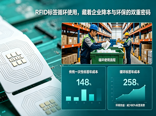 不止省成本！RFID标签循环使用，藏着企业降本与环保的双重密码